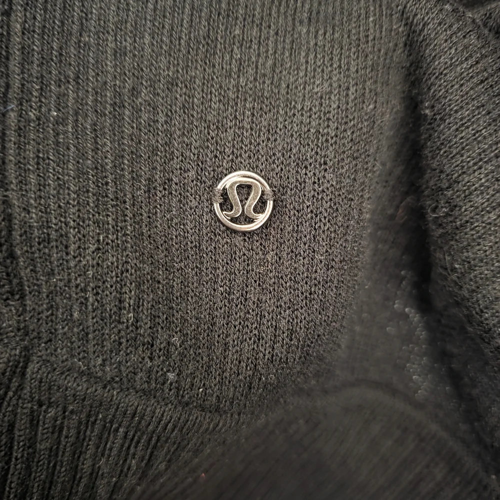 Black Ribbed Open Cardigan - Picture 3 of 4